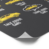 Funny Car 6 Things I Do In My Spare Time  ポスター (角)