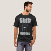 Funny Car Guy Gift - Stick Shift Happens Manual Tr Tシャツ (正面フル)