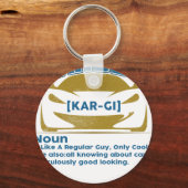 Funny Car Guy T-shirt Gift Car Guy Definition キーホルダー (正面)