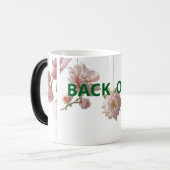 Funny Car MUG – BACK OFF | Gag Gift for  モーフィングマグカップ (正面左)