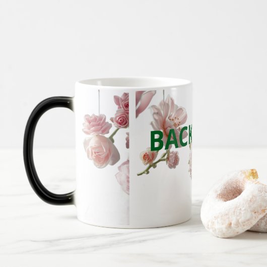 Funny Car MUG – BACK OFF | Gag Gift for  モーフィングマグカップ (ドーナツ)