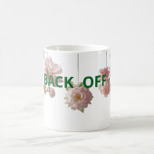 Funny Car MUG – BACK OFF | Gag Gift for  モーフィングマグカップ (中央)