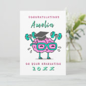 Funny card Personalized graduation 招待状 (スタンド正面)