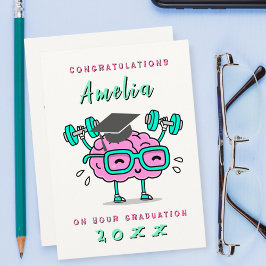 Funny  card Personalized graduation  招待状