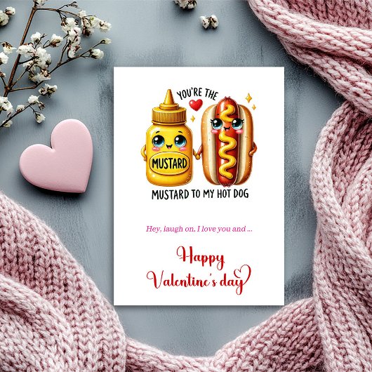 Funny Card You are the mustard to my hot dog  シーズンカード