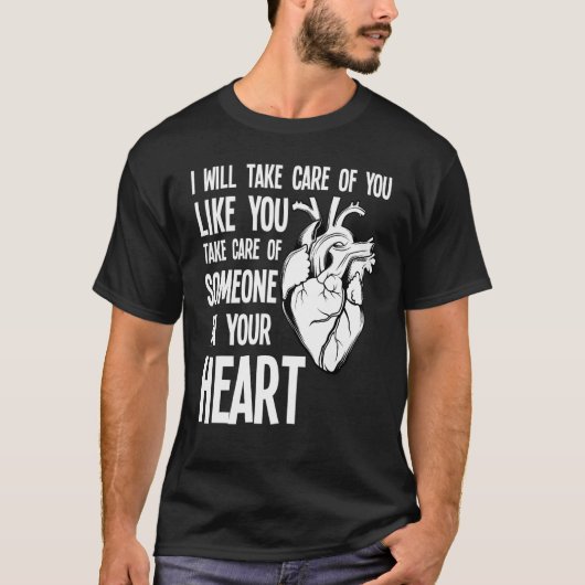Funny Cardiac Nurse Quote Anatomical Heart Disease Tシャツ (正面)