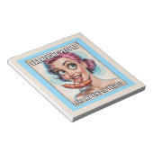 Funny Carnivore Bacon Sausage Meat BBQ Grill Humor ノートパッド (アングル)