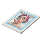 Funny Carnivore Bacon Sausage Meat BBQ Grill Humor ノートパッド (回転)