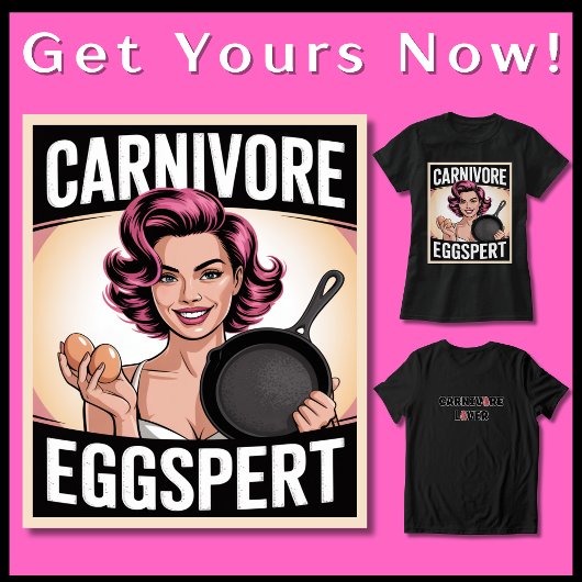 Funny Carnivore Keto Ketovore Low Carb Eggs Tシャツ