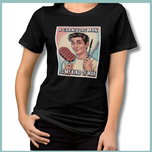 Funny Carnivore Ketovore Keto Diet Steak  トライブレンドＴシャツ