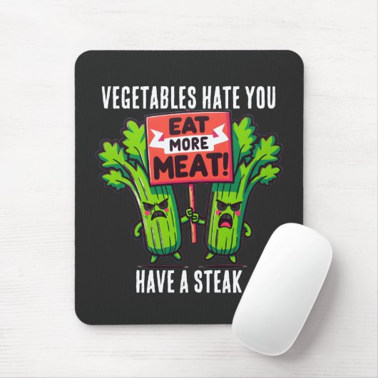 funny carnivore Mousepad マウスパッド (マウス)