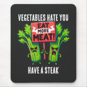 funny carnivore Mousepad マウスパッド (正面)