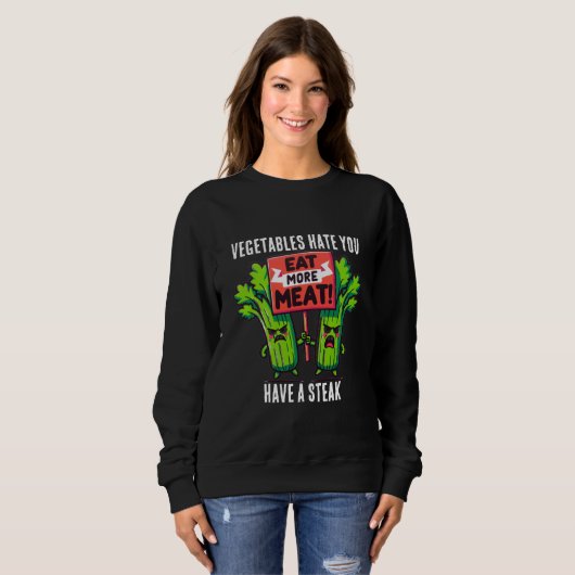 funny carnivore sweatshirt スウェットシャツ (正面フル)