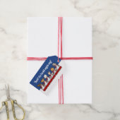 Funny Carol Singing Dogs Christmas Pug Pomeranian ギフトタグ (より糸付き)