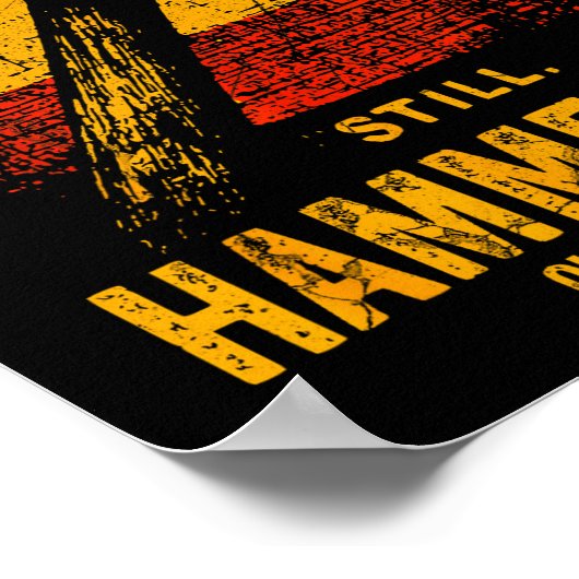 Funny Carpenter Still Hammering Out Punchlines Vin ポスター (角)