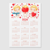 Funny cartoon angels calendar 2026 (正面)