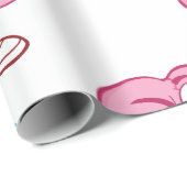 Funny Cartoon Brain Winking Character Thumbs Up ラッピングペーパー (ロールコーナー)