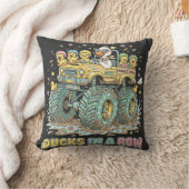 Funny Cartoon Character Graphic クッション (ブランケット)