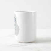 Funny cartoon character with mouse cursor head コーヒーマグカップ (中央)