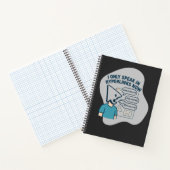 Funny cartoon character with mouse cursor head ノートブック (内部)