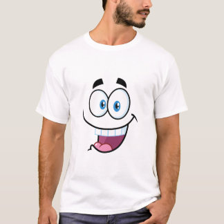 Funny Cartoon Face Expression T-Shirt Tシャツ