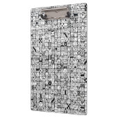 Funny Cartoon Faces Squares クリップボード (左)