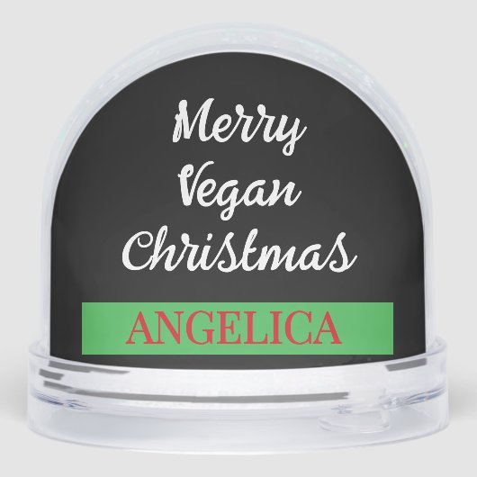 Funny cartoon named Merry vegan christmas  (裏面)