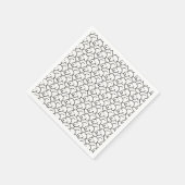 Funny Cartoon Sitting Dogs スタンダードカクテルナプキン (角)