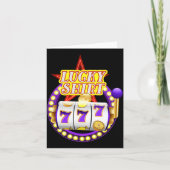 Funny Casino Slot Machine Jackt Lucky  カード (正面)