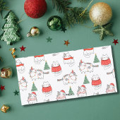 Funny Cat 2 Photo Meowy Christmas Custom  シーズンカード