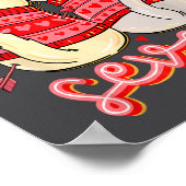 Funny Cat 67 Meme Six Seven Gen Alpha Slang Kids V ポスター (角)