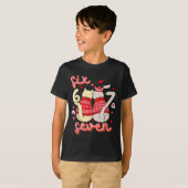 Funny Cat 67 Meme Six Seven Gen Alpha Slang Kids V Tシャツ (正面フル)