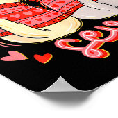 Funny Cat 67 Meme Six Seven Gen Alpha Slang Valent ポスター (角)