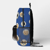 Funny Cat Backpack With Custom Photo Option プリントバックパック (右)