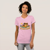 Funny Cat Beach T-Shirt – Paws Relax & Sunbathe  Tシャツ (正面フル)