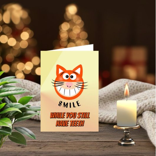 Funny Cat Birthday Card シーズンカード