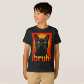 Funny Cat Bruh For Teens Boys Girls Men Women Meme Tシャツ (正面フル)