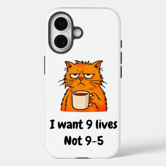 Funny Cat Case-Mate iPhoneケース (裏面)