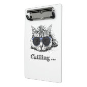 Funny Cat Chilling With Cute Sunglasses           ミニクリップボード (アングル2)