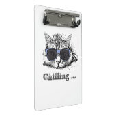 Funny Cat Chilling With Cute Sunglasses           ミニクリップボード (アングル)