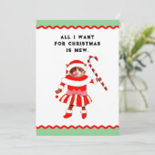 Funny Cat Christmas シーズンカード (スタンド正面)