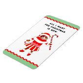 Funny Cat Christmas Cards マグネット (左側)