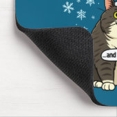 Funny Cat Christmas Carol Meme Merch Santa Hat Kit マウスパッド (コーナー)