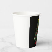 Funny Cat Christmas Tree Xmas Gifts Men Women Kids 紙コップ (右)