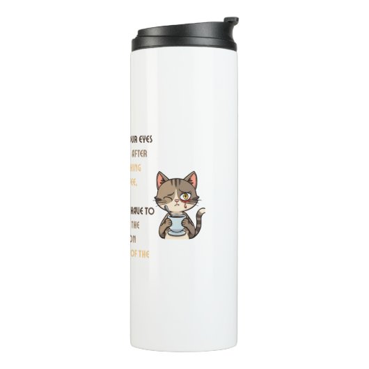 Funny Cat Coffee Mug タンブラー (回転左)
