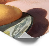 Funny Cat Country Club Art Print Quirky Feline ポスター (角)