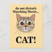 Funny Cat Face  ポストカード (正面)