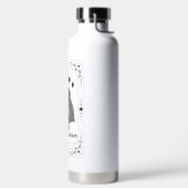 Funny Cat Feminist Political Tarot Customizable ウォーターボトル (左面)