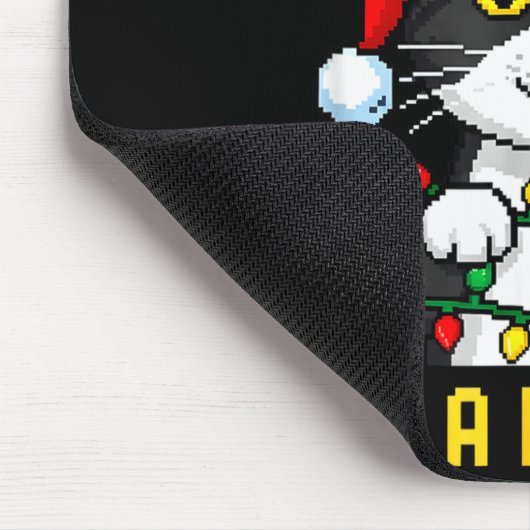 Funny Cat First Of All I'm A Delight Retro Gaming  マウスパッド (コーナー)