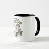 "Funny Cat Fishing Mug  マグカップ (正面右)